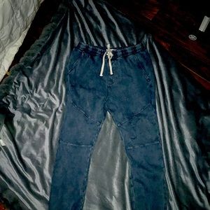Pacsun Cloth Denim Joggers.